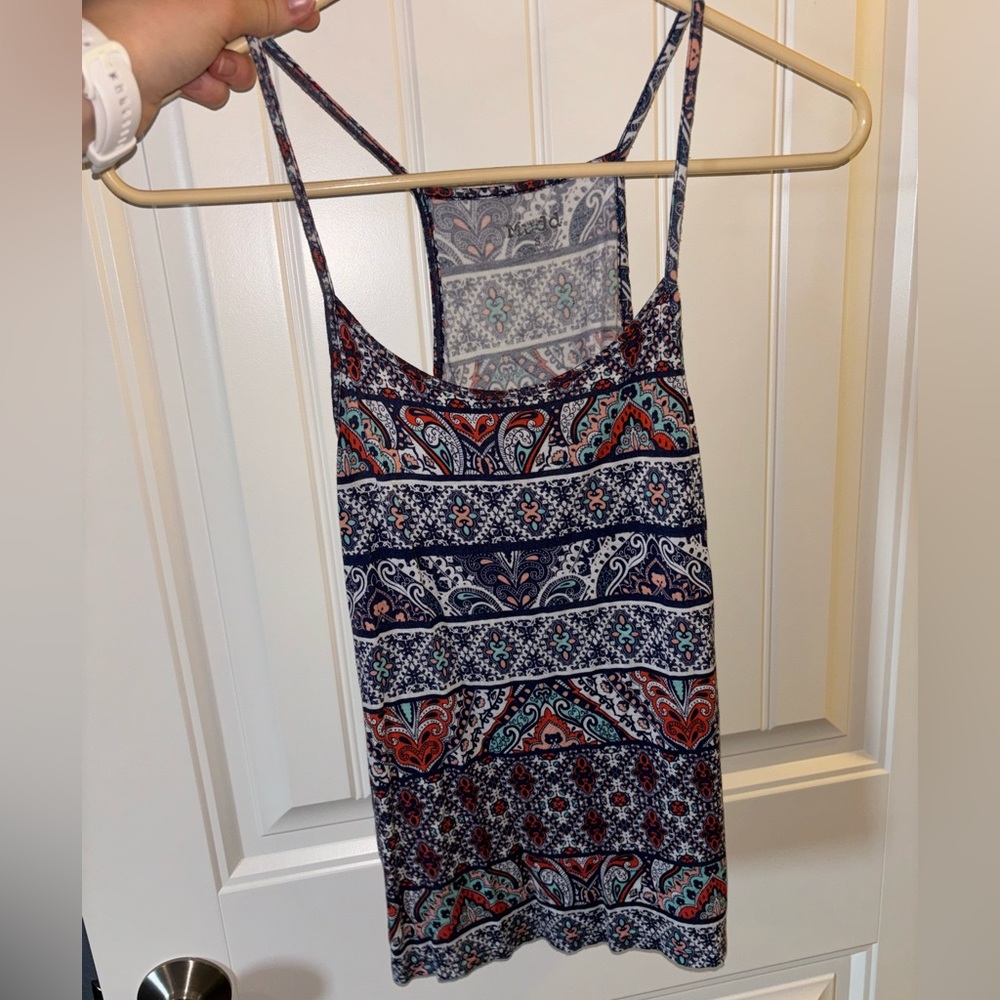 Mudd Women’s Patterned Tank Top- size small